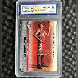 2003 Upper Deck Lebron James Rc Rookie Wcg 10 Gem Mint Cleveland Cavaliers 🔥🔥
